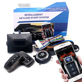 Smart Car Keyless Entry & Push Start System with Remote Engine Start and Anti-Theft Features