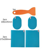 2/4/8 piezas de película para espejo retrovisor impermeable y antivaho: ¡manténgase seguro en climas lluviosos!