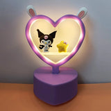 Sanrio Character Night Light - Hello Kitty LED Bedside Lamp for Kids