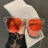 Unisex Rectangle Vintage Sunglasses – Retro Cat Eye Shades with UV400 Protection