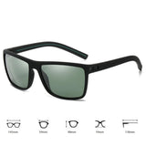 Vintage Square Polarized Sunglasses – UV400 Protection, Fashion Nail Design, Unisex Luxury Shades