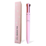 4-in-1 Waterproof Makeup Pencil - Eyeliner, Lip Liner & Eyebrow Pencil All-in-One