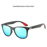 Gafas de sol polarizadas clásicas de moda para hombres y mujeres: gafas de sol cuadradas con protección UV400