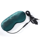 USB Heated & Cooling Eye Mask with Temperature Control – Lavender Silk Sleep Mask