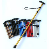 Foldable Walking Cane with T-Handle – Lightweight Aluminum Support Stick for Hiking & Travel