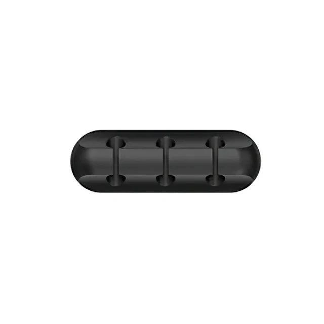 Organizador de cables de silicona, clips autoadhesivos para gestión de cables para mouse, teclado, auriculares y cables USB