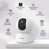 3MP 5G/2.4GHz WiFi Smart Indoor Security Camera with Motion Tracking & Night Vision
