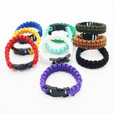 7-Strand Paracord Survival Bracelet – 23cm Emergency Rope for Outdoor & Camping