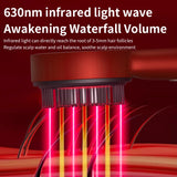 Electric Scalp Massager Comb with Red Light Therapy & Hair Serum Applicator