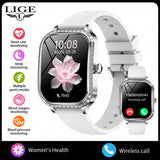 Reloj inteligente de moda para mujer con seguimiento de salud y actividad física, llamadas por Bluetooth y esferas de reloj personalizables 