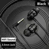 Auriculares intrauditivos con cancelación de ruido y cable con micrófono: sonido de primera calidad para dispositivos móviles, juegos y deportes