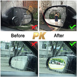 Rainproof Film for Car Rearview Mirror – Anti-Fog, Waterproof, and Crystal Clear Vision