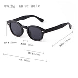 Vintage Shell Round Sunglasses – Retro Fashion Shades for Men & Women (UV400 Protection)