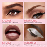 4-in-1 Multifunctional Makeup Pencil Set – Lip Liner, Eyeliner & Eyebrow Pencil