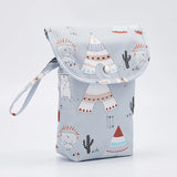 Bolsa organizadora de pañales para bebé, reutilizable, impermeable, bolsa de tela húmeda/seca, bolsa de almacenamiento para pañales de momia para llevar pañales desechables, ropa