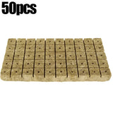 50pc Sponge Block Starter Plugs - Hydroponic Grow Cubes for Seed Starting & Plant Propagation