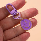 Trendy Smile Face Keychain for Women – Cute Alloy Bag Charm & Key Ring