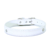 Custom Rhinestone Letter Choker Necklace – Personalized PU Leather Collar for Parties & Cosplay