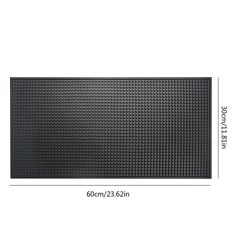 Alfombrilla de PVC impermeable para bar: antideslizante, resistente al calor y duradera para secar platos y tazas en bares y cafeterías del hogar