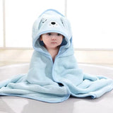 Toalla de baño con capucha para bebé suave y acogedora: manta cálida para recién nacidos y niños pequeños