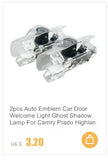 Fiat LED Door Projector Lights – Custom 3D Logo Welcome Lights for 500X/500L/Punto