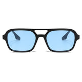 Women's Fashion Rectangle Sunglasses – UV400 Protection & Gradient Lenses