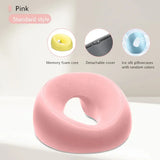 Ergonomic Face Down Memory Foam Massage Pillow – Breathable Prone Sleeping Support for Travel & Home