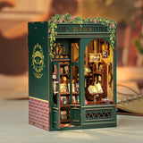 DIY Wooden Book Nook Kit – Miniature Dollhouse for Adults & Teens