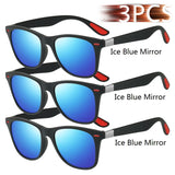 Vintage Square Unisex Sunglasses – Polarized Anti-Glare UV400 Shades for Driving & Fishing