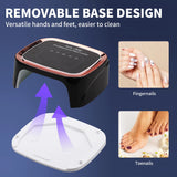 Cordless Rechargeable UV LED Nail Lamp – 36 Beads Fast-Dry Gel Nail Dryer for Home & Salon Use