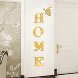 3D Acrylic DIY Mirror Wall Sticker – Stylish Home Décor with Inspirational Lettering