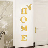 3D Acrylic Large DIY Mirror Self-Adhesive Removable Wall Sticker English Alphabet Family Living Room Bedroom Home Decoration