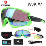 X-TIGER Cycling Sunglasses – Lightweight, UV Protection, Multi-Lens Sports Eyewear for Men & Women