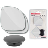360° Frameless Blind Spot Mirror – Wide-Angle Auxiliary Rearview for Safe Parking & Reversing