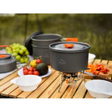 Juego de utensilios de cocina para acampar | Equipo de cocina para pícnic y senderismo al aire libre
