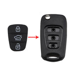 Hyundai & Kia Key Fob Button Pad Replacement – 3-Button Rubber Pad