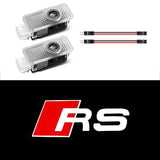 Audi LED Door Projector Lights - Custom Logo Welcome Lights for A1 A3 A4 A5 A6 Q3 Q5 Q7 Models