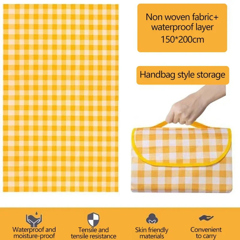 Waterproof Foldable Picnic Mat for Camping, Beach & Outdoor Travel
