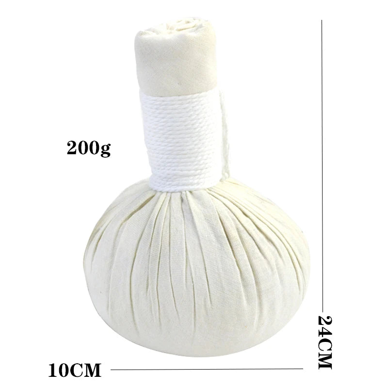 Authentic Thai Herbal Massage Ball - Natural Moxibustion Therapy for Pain Relief & Detox