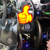 Smart Car Keyless Entry & Push Start System with Remote Engine Start and Anti-Theft Features