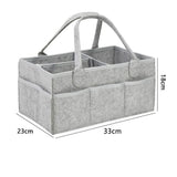Bolsa para pañales de bebé Organizador Bolsa de soporte portátil Cambiador y caja de almacenamiento de artículos esenciales para la guardería del automóvil Bolsa para pañales Bolsa para pañales de bebé