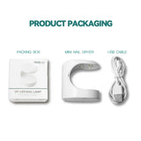 Compact Mini UV LED Nail Lamp for Fast Gel Polish Curing