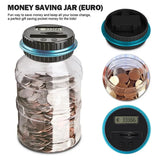 Digital Coin Counter Piggy Bank – LCD Money Saving Jar for Coins & Cash
