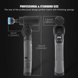 SPTA Cordless Mini Car Polisher – Portable, Rechargeable, and Adjustable Speed for Auto Detailing