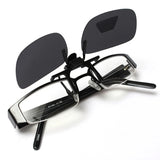 4-Color Polarized Clip-On Sunglasses – Flip-Up UV380 Lenses for Driving & Fishing