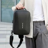 Premium Nylon Fashion Flap Shoulder Bag with Zipper and Customizable Password Lock
