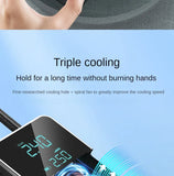 Rechargeable Electric Bike Pump with Digital Pressure Gauge