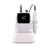 Professional Electric Nail Drill Machine – 35,000 RPM with Variable Speed & Smart Charging Dock