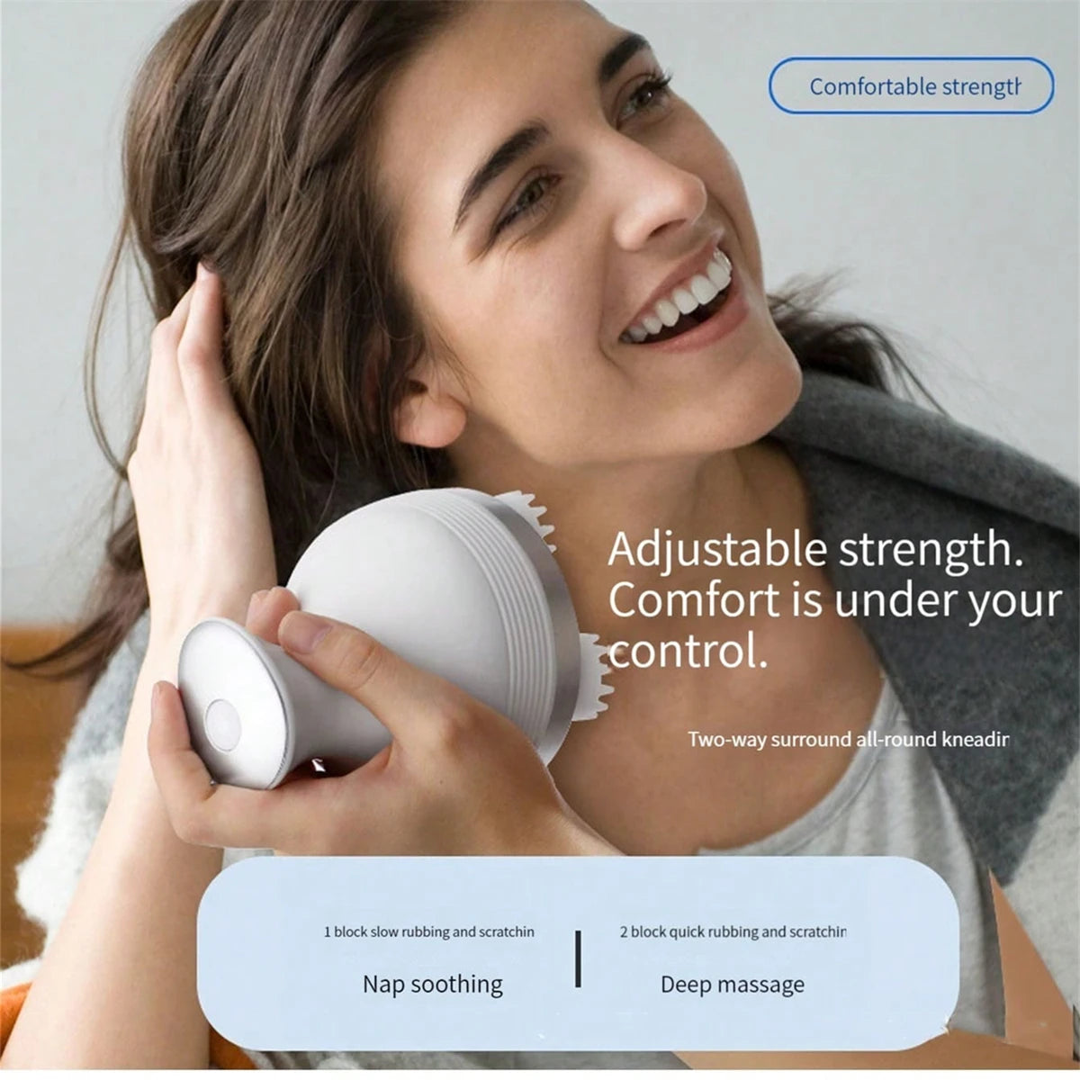 Manual Face and Body Massage Tool for Relaxation and Stress Relief