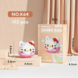 Disney Stitch & Sanrio Building Blocks Set - Cute Character Model Kit for Kids